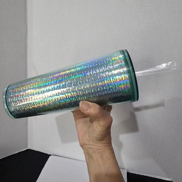 Starbucks Tumbler 24oz Venti Irridecent Bubble Limited Edition Christmas NWT 😋 - Picture 9 of 10